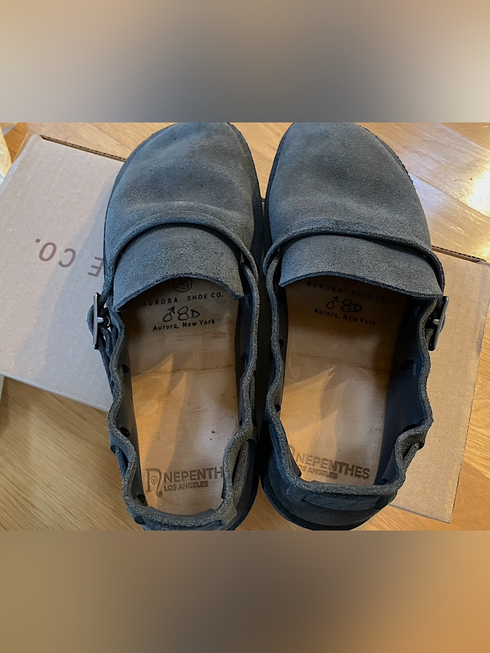 Nepenthes Los Angeles × Aurora Shoe Co. Men's Middle English shoes - Picture 3 of 4